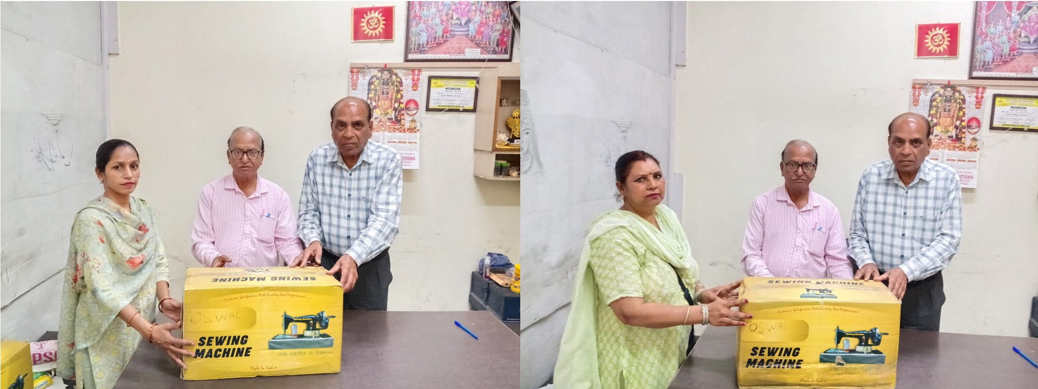 Patiala Social Welfare Society distributes sewing machines to needy women